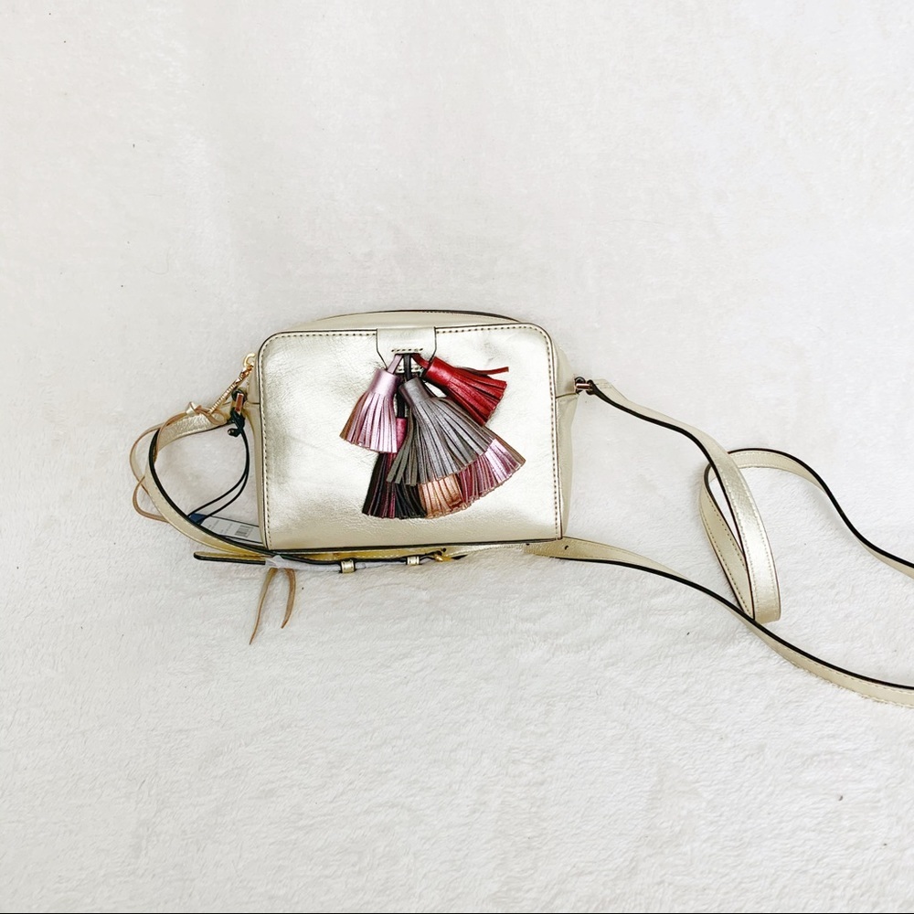 NWT Rebecca Minkoff Tassle Front Camera Bag​